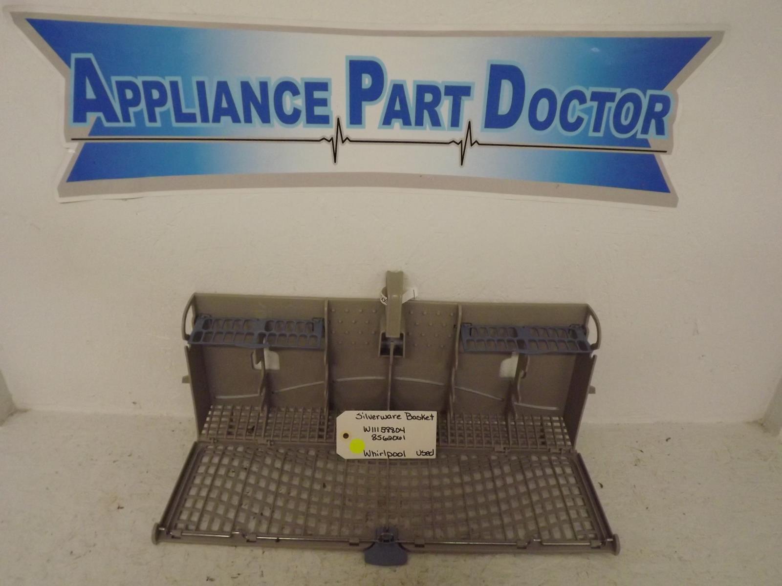 Whirlpool Dishwasher W11158804 8562061 Silverware Basket Used Whirlpool Dishwasher W11158804 8562061 Silverware Basket Used